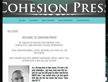 Tablet Screenshot of cohesionpress.com